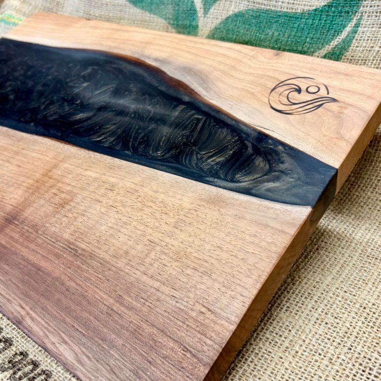 Pour the resin, and wait